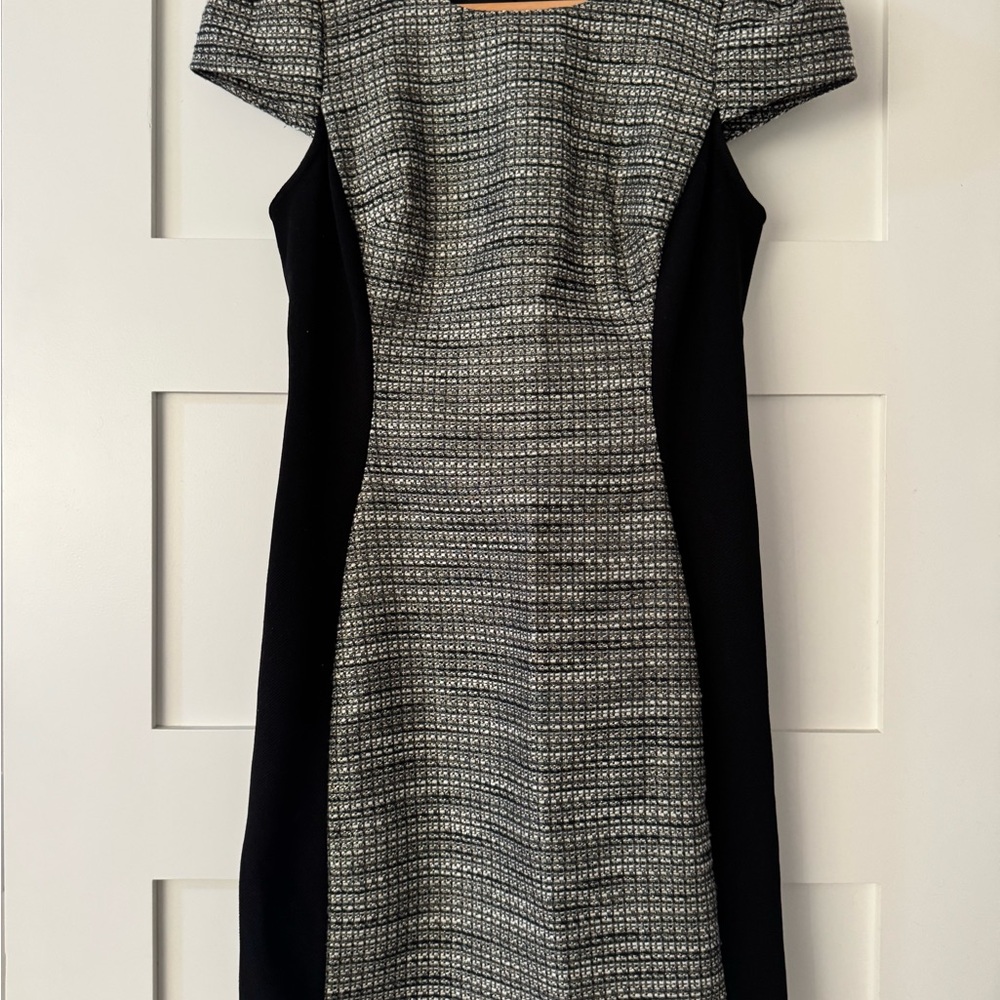 Moulinette Soeurs Black and Gray Mini Dress